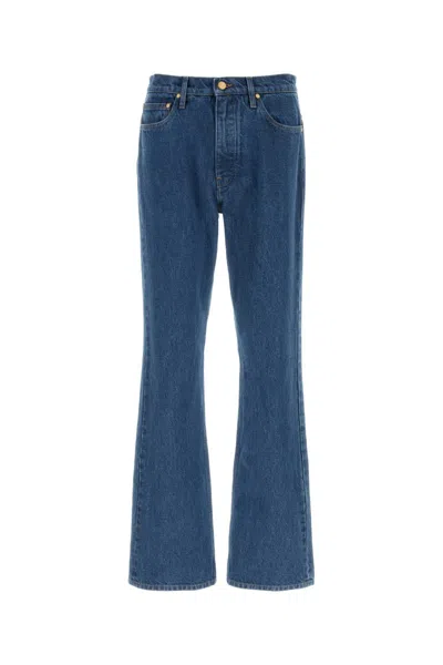 Jil Sander Button-fastening Jeans In Blue