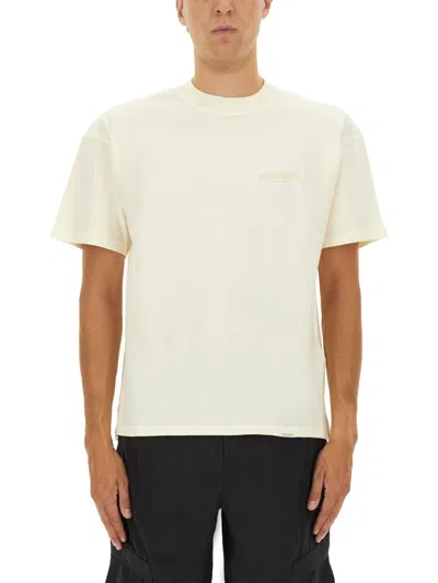 Represent Tshirt With Logo In White