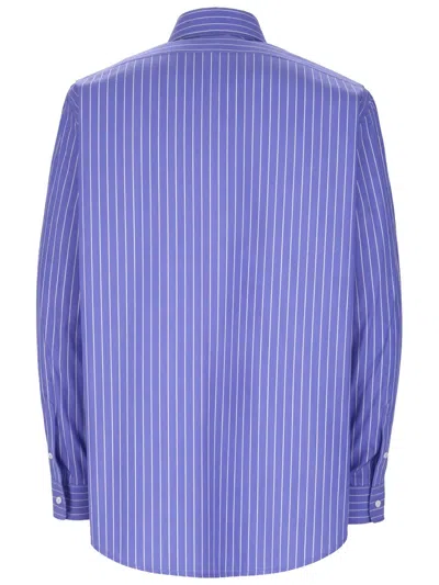 No Problemo Camicia Con Logo In Blue