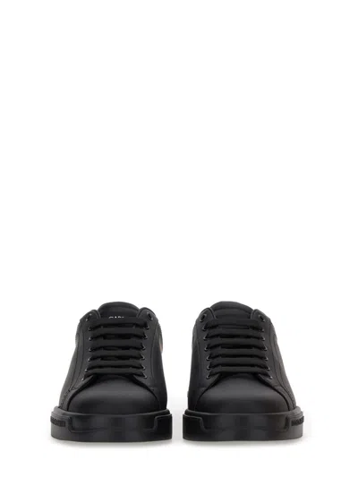 Dolce & Gabbana Portofino Light Sneaker In Calfskin For Men