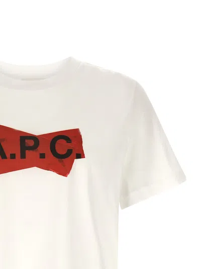 A.p.c. Scotch Rouge T-shirt In White