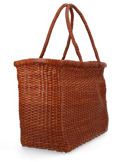 Dragon Diffusion Borsa "b Weave" Large In Brown