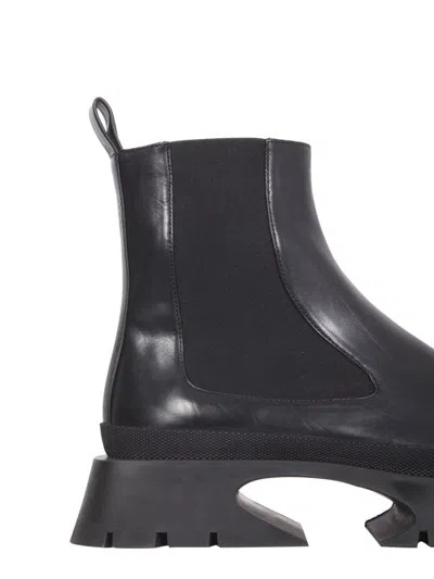 Jil Sander Cuscion Boots In Black