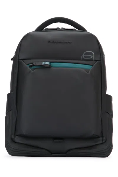 Piquadro Versatile Backpack Featuring Multiple Pockets In Black