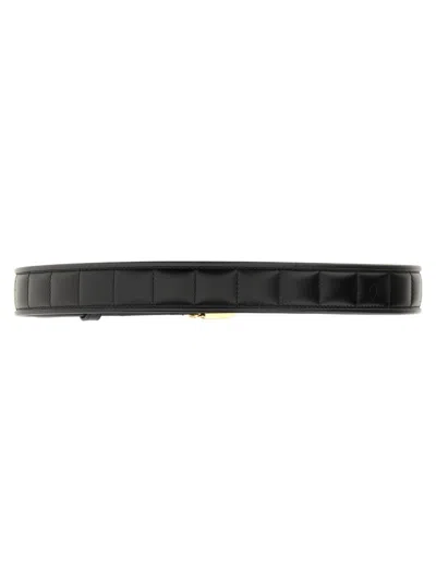 Gucci Interlocking G-buckle Belt In Black