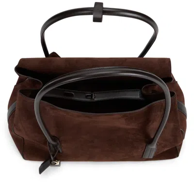Tom Ford Dark Brown Eclipse Large Tote In Brown
