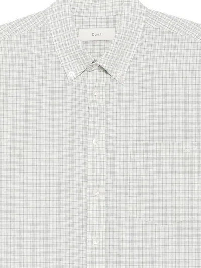 Dunst Grey Regular Solid Shirt In White