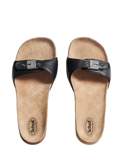 Balenciaga Scholl Collaboration Sandals Buckle Detail In Multi