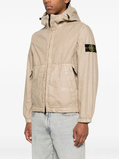 Stone Island Polyamide Jacket In Neutral