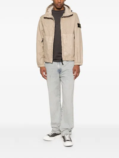 Stone Island Polyamide Jacket In Neutral