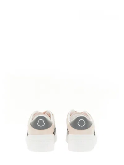 Moncler Monaco M Faux-leather Sneakers In Multi