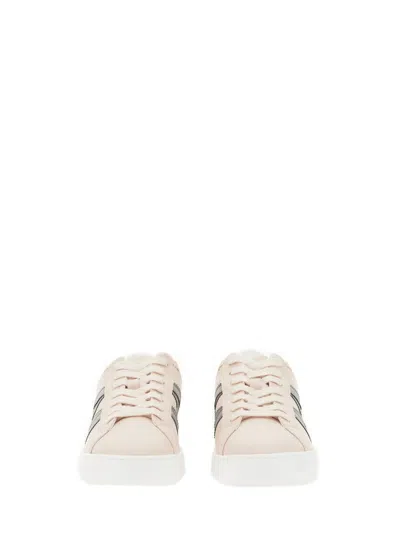 Moncler Monaco M Faux-leather Sneakers In Multi