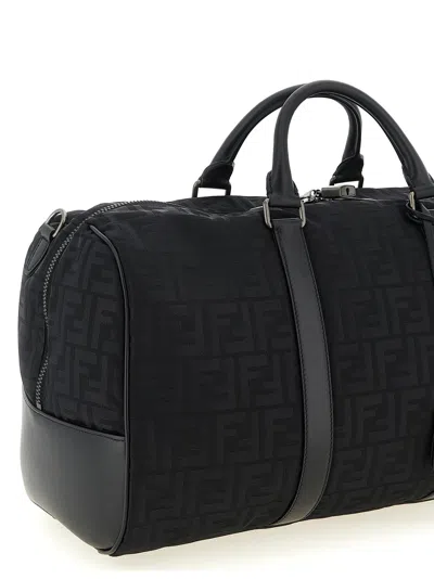 Fendi Men Medium Ff Duffel Bag In Black