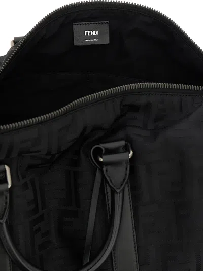 Fendi Men Medium Ff Duffel Bag In Black