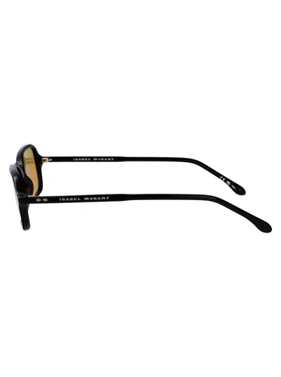 Isabel Marant 52mm Rectangular Sunglasses In Yellow