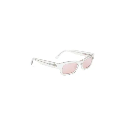 Marni Haicli Rectangular Sunglasses In White