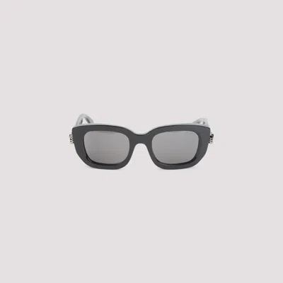 Bvlgari Serpenti Forever Rectangular Sunglasses In Black