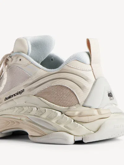 Balenciaga Triple S.2 Gandient Mesh And Nylon Inserts With Used-effect In Multi