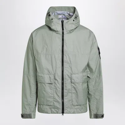 Stone Island Mens Sage Membrana 3l Tc Hooded Shell Jacket Xl