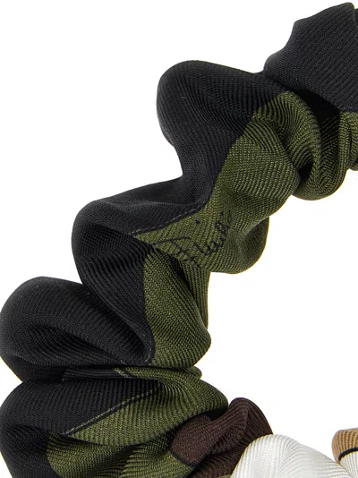 Pucci Iride-print Scrunchie In Green