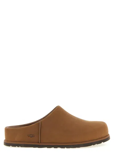 Ugg Otzo Dark Chestnut Sabots In Brown