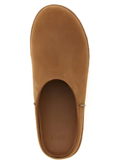 Ugg Otzo Dark Chestnut Sabots In Brown