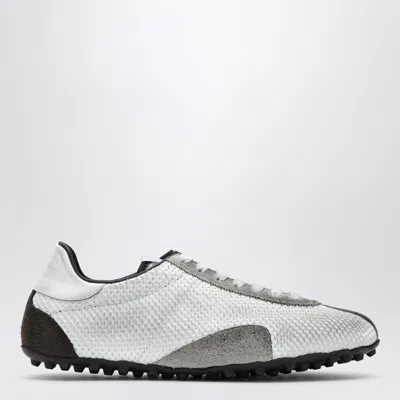 Maison Margiela Timeless Leather Sneakers For Men In White