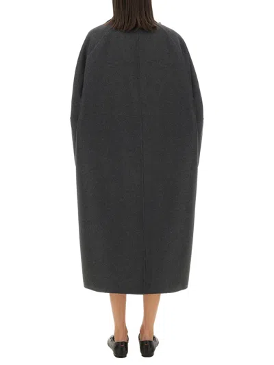 Max Mara Oversized Wool-cashmere Blend Jacket In Black