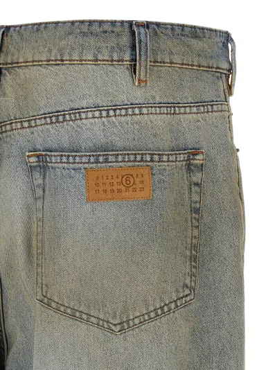 Bode Denim Mid Rise Jeans In Blue