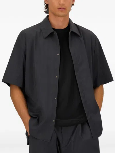 Herno Stretch-cotton Jersey T-shirt With Scuba Details In Black