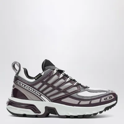 Salomon Mesh Panel Sneakers Pull Tab Rubber Sole In Animal Print
