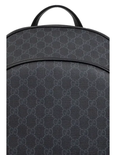 Gucci Medium Backpack Gg Supreme In Black