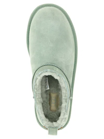 Ugg Classic Micro Ankle Boots In Green
