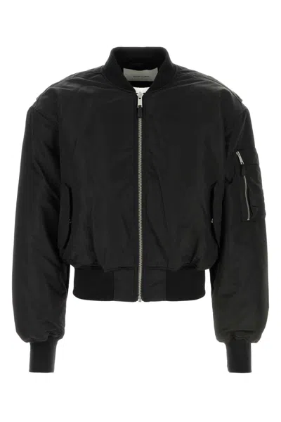Entire Studios Grey Wool-blend Bomber Jacket With Zip Men In Multi
