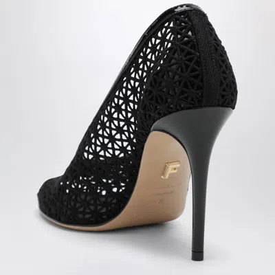 Ferragamo With Heel Blacks And Greys In Black