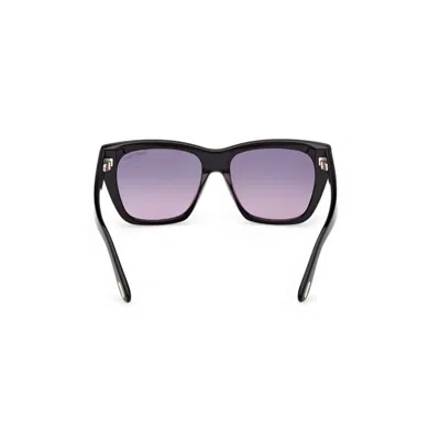 Tom Ford Flynn 55mm Gradient Butterfly Sunglasses In Black