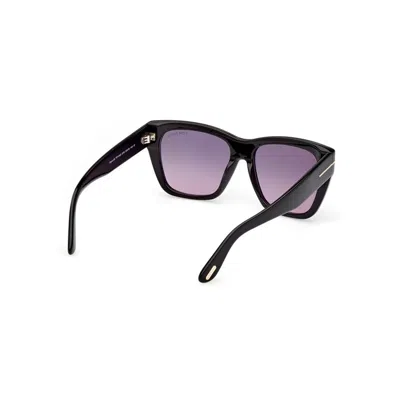 Tom Ford Flynn 55mm Gradient Butterfly Sunglasses In Black