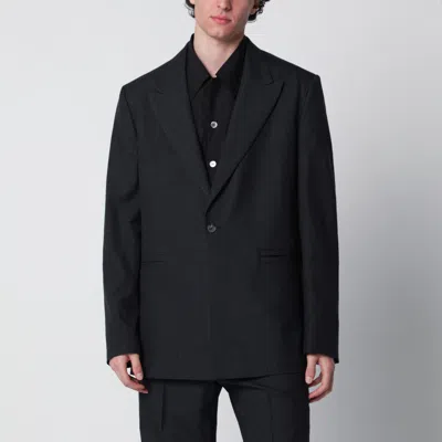 Namacheko Single-breasted Jacket Grey Pattern In Wool