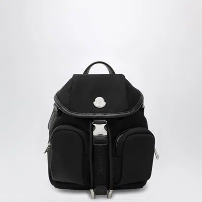 Moncler Functional Polyester Backpack With Multiple Pockets In Black