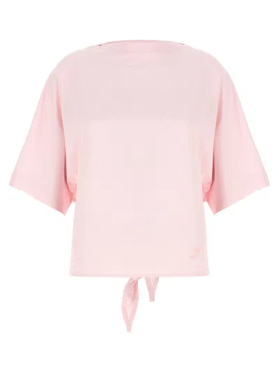 Jacquemus Moisson Oversized Open-back Jersey T-shirt In Pink