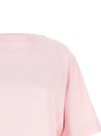 Jacquemus Moisson Oversized Open-back Jersey T-shirt In Pink