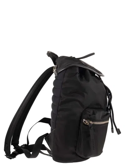 Premiata Lyn Backpack With Pockets In Animal Print