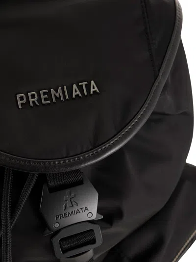Premiata Lyn Backpack With Pockets In Animal Print