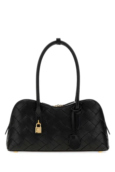 Stella Mccartney Stella Ryder Logo-embossed Embellished Textured Vegan Tote In Brown