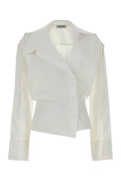 Attico Solid Buttoned Shirt In White