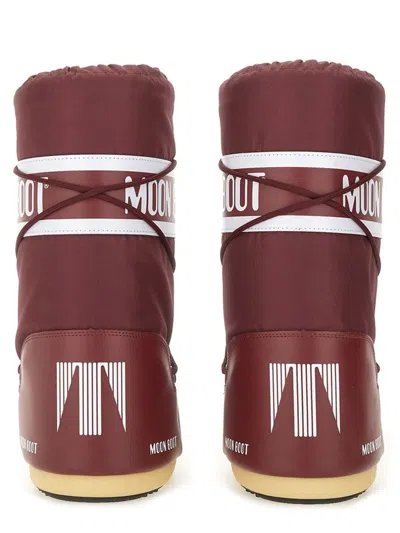 Moon Boot Icon High-top Snow Boots In Nylon In Multi