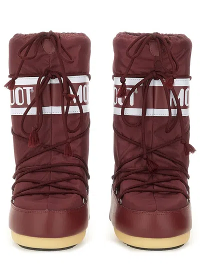 Moon Boot Icon High-top Snow Boots In Nylon In Multi