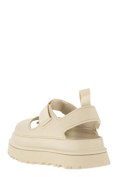 Ugg Goldenglow Touch-strap Sandals In Neutral