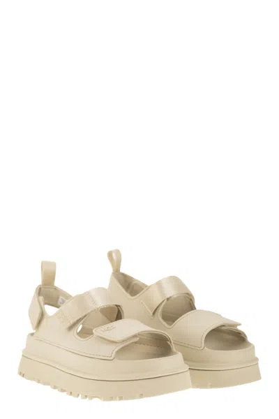 Ugg Goldenglow Touch-strap Sandals In Neutral
