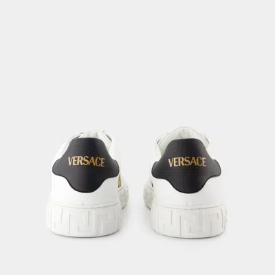 Versace La Greca Sneakers In White